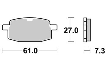 Sbs Brakepads Ceramic (619HF)
