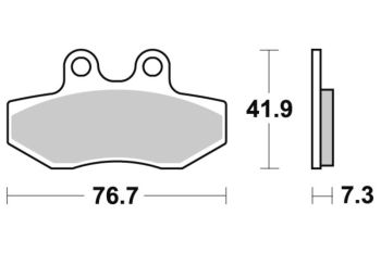 Sbs Brakepads Ceramic (817HF)