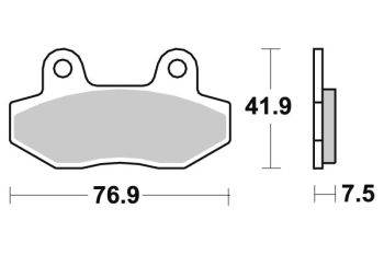 Sbs Brakepads HM Scooter