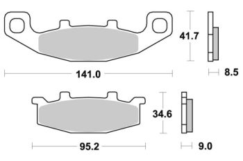 Sbs Brakepads Ceramic