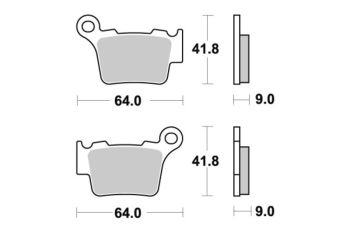 Sbs Brakepads Carbon Silver