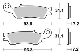 Sbs Brakepads Sintered Offroad