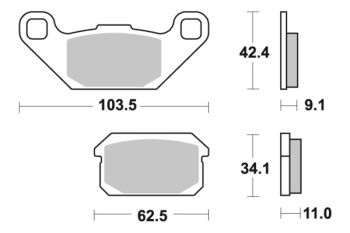 Sbs Brakepads Ceramic
