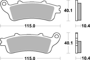 Sbs Brakepads Sintered rear