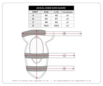 KNEE GUARD JACKAL S/M