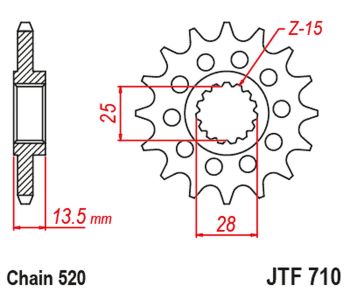 JT Eturatas JTF710.15RB