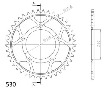Supersprox / JT Rear sprocket 1493.42
