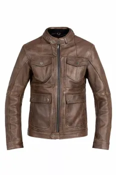 JACKET DRIFTER LEATHER BROWN S