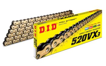 D.I.D 520VX3 G&B Chain+Connecting link (FJ)