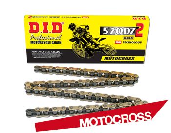 D.I.D 520DZ2 G&B Chain+Connecting link (RJ)
