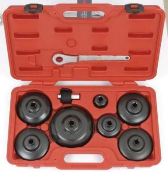 Kaussfiltrivõtmete komplekt 9-osa