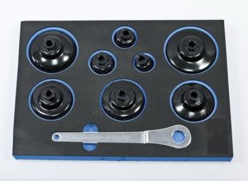 Kaussfiltrivõtmete komplekt 9-osa