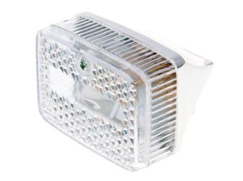 Rear light small universal white for Mopeds Puch, Kreidler, Zündapp and many more.