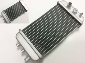 Radiator, with sensor place, Derbi Senda / Aprilia RX,SX 06- / Gilera SMT,RCR