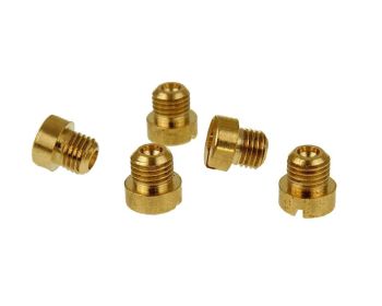 Main Jet, # 154 , Round, 6mm, Fits: Dellorto