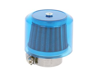 Air filter, Air-System, Blue, Connection Ø 38mm (Ø 70mm x l. 55mm)