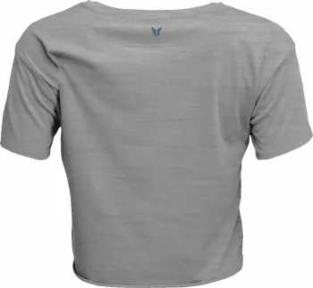 TEE WOMENS CORP HTR GRAY XL