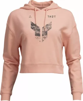 HOODIE WOMEN CROP ICONIC PK LG