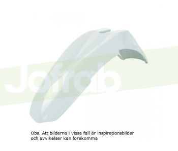 Tec-X Front fender, Supermotard, White