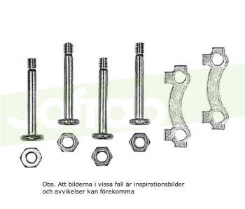 Tec-X Rearsprocket fixingset, Suzuki PV50