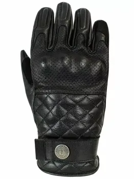 GLOVE TRACKER LEATHER BLACK MD
