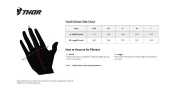 GLOVES YTH LAUNCHMODE BLEACH W