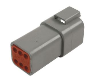 DEUTSCH -PISTIKUPESA 6-PIN,0,5-