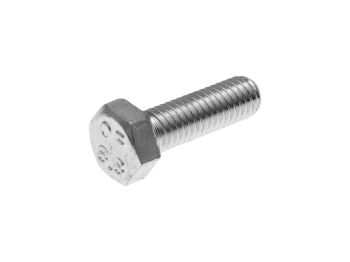 hex cap screws / tap bolts DIN933 M5x16 full thread zinc plated steel (50 pcs)