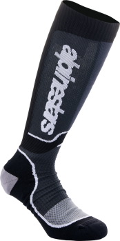SOCK YTH MX+ BLACK/WHT