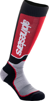 SOCK YTH MX+ BLK/RED/GY