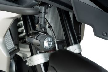Puig Kit Auxiliary Lights Homo. + Clamps C/Black