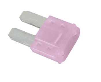 MIKROKAITSE KAHVEL 2-PIN LED LILLA