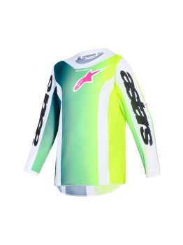 Alpinestars Jersey Youth Fluid Portl Green/White/Black XL