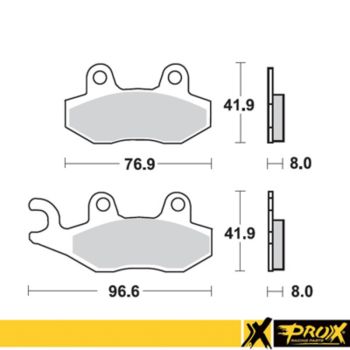 ProX Frontbrake Pad RM125/250 89-95 + YZ125/250 90-97