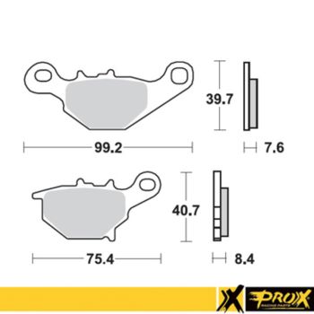 ProX Rearbrake Pad RM85 05-11
