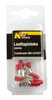 JUHTMEOTSIK PUN 6,3 MM, 10TK, EMANE