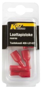 JUHTMEOTSIK PUN 6,3 MM, 10TK, EMANE