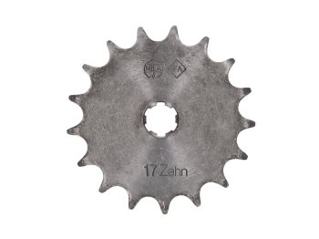 sprocket 17 tooth old type for Simson S50, SR4-1, SR4-2, SR4-3, SR4-4, KR51/1 Schwalbe, Star, Sperber, Spatz, Habicht