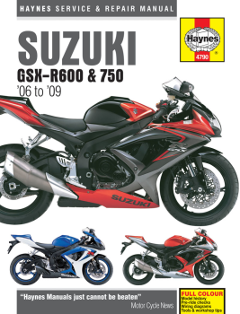 SUZUKI GSX R600 & 750 (06