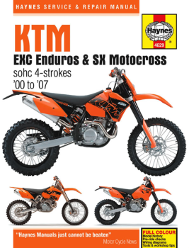 KTM EXC ENDURO & SX MOTOC