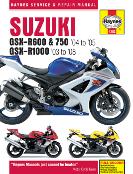 SUZUKI GSX-R6/750(04-05)R