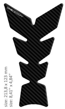 TANK PAD MOON CARB BLACK SOFT