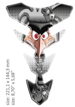 TANK PAD FACE SILVER-GREY