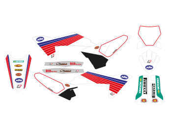 GRAPHIC W/S CVR RETRO KTM