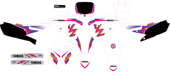 GRAPHIC KIT YZ RETRO YZF250