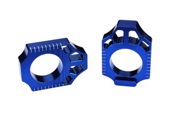 Scar Axle Blocks - Yamaha Blue color