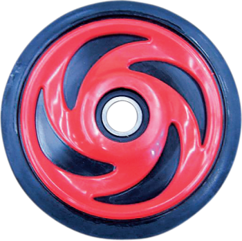 WHEEL POL 6.38 INDY RED