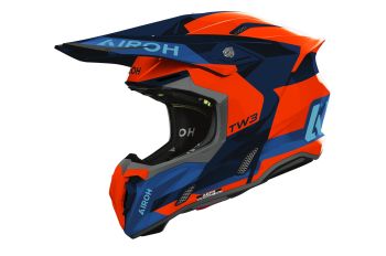 Airoh Helmet Twist 3 Fancy Orange/Blue gloss L
