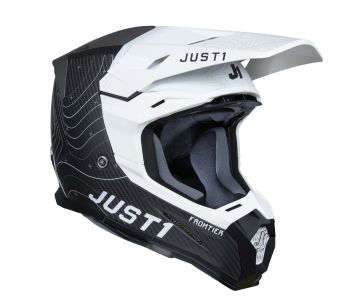 Just1 Helmet J-22 C Frontier Black/White/Carbon Matt