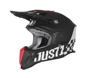 Just1 Helmet J-22 F Solid White Gloss